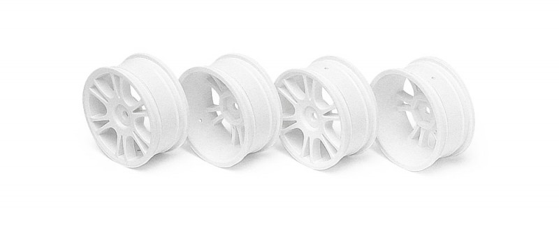 HUDY 803000 - 24mm Wheels Starburst - White - Extra Hard (4)