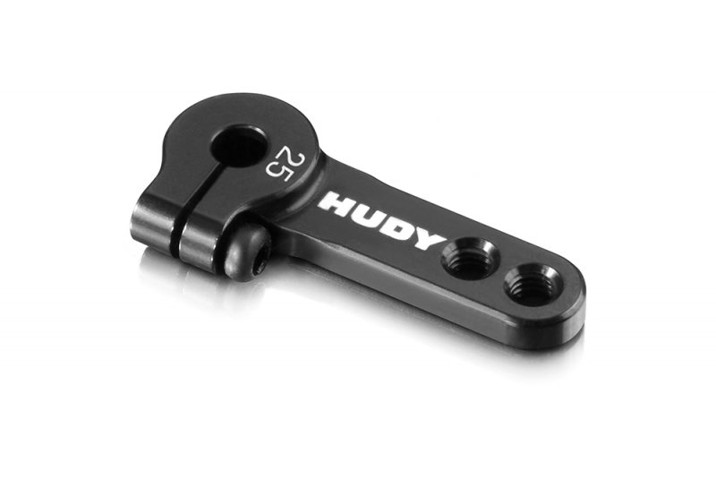 HUDY 293406 - Aluminium Clamp Servo Horn - Futaba - 2-HOLE - 25T