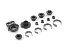 HUDY 293351 - Aluminium Adjustable Servo Saver 1/12 - SET