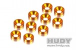 HUDY 296510-o - Aluminium Countersunk Shim - Orange (10)