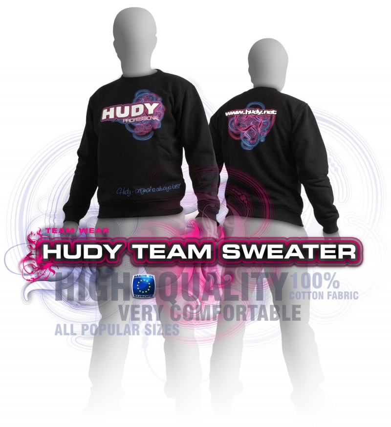 HUDY 285401m - HUDY Sweater - Black (m)