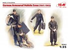 ICM 35614 - 1/35 German Armoured Vehicle Crew1941-1942 4 Figures and cat