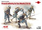 ICM 35696 - 1/35 French Infantry in Gas Masks (1918) (4 figures)
