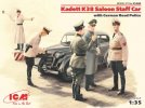 ICM 35480 - 1/35 Kadett K38 Saloon Staff Car With German Road Police