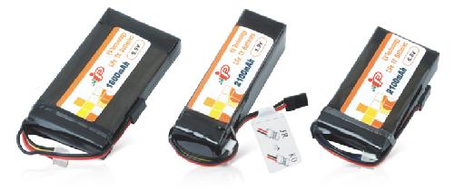 Intellect (IP-LE1600J3S-TX) - 9.9v 1600mah Life Battery for Futaba 3PK , 3PJ , 3PM , 3VCS