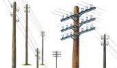 Italeri 0404 - 1/35 Telegraph Poles