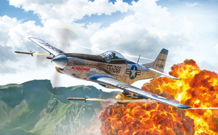 Italeri 1452 - 1/72 North American F-51D Mustang Korean War