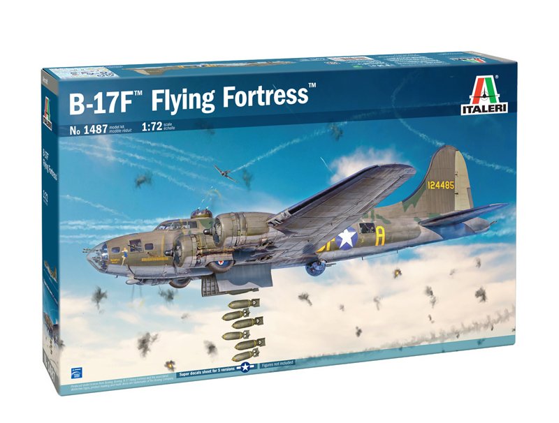 Italeri 1487 - 1/72 B-17F Flying Fortress