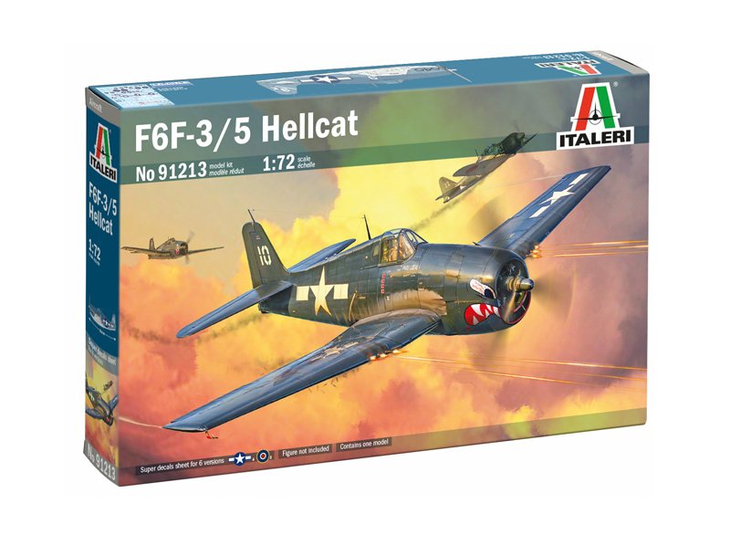 Italeri 91213 - 1/72 Grumman F6F-3/5 Hellcat