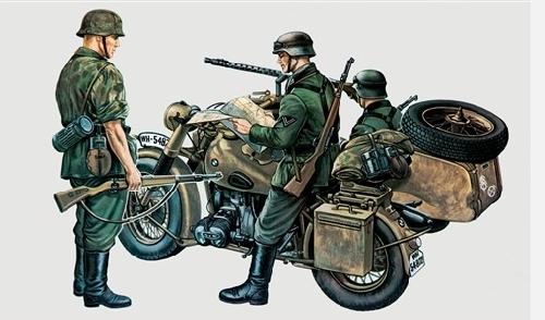 Italeri 0315 - 1/35 BMW R75 with Side Car