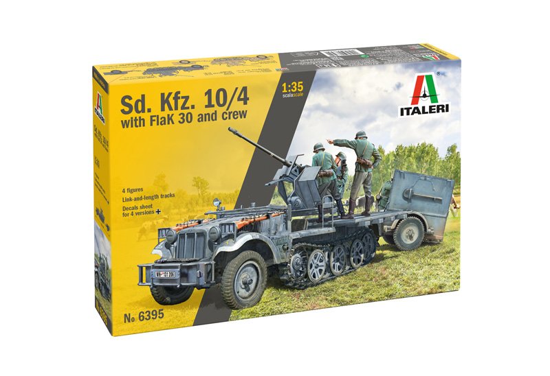 Italeri 6395 - 1/35 Sd.Kfz. 10/4 With Flak 30