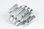 Axial Racing AX10 Deadbolt/Ridgecrest Aluminum Skid Plate (Silver)