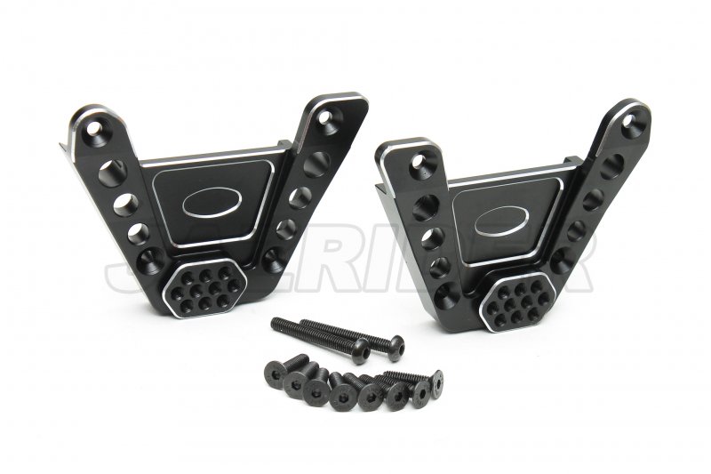 Axial 1/6 SCX6 Jeep Aluminum Rear Shock Tower Set (Black)