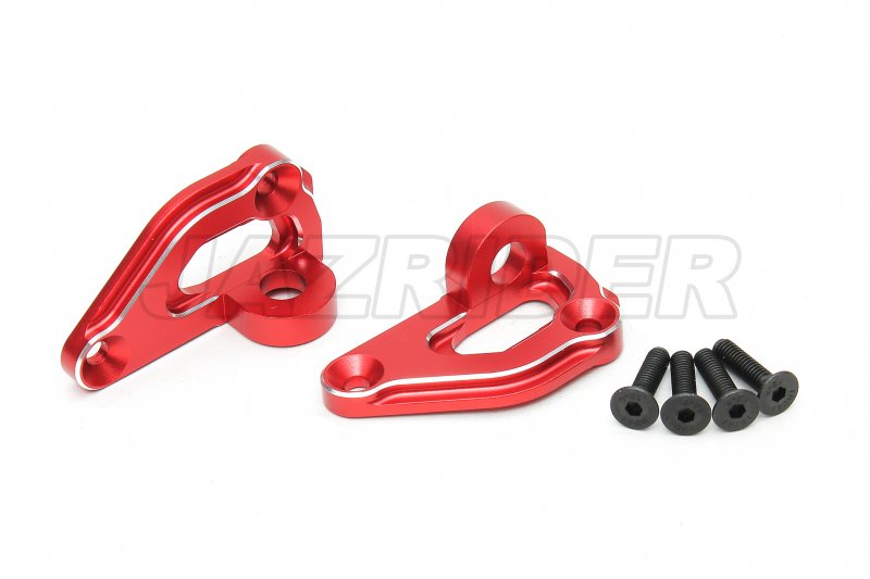 Axial 1/6 SCX6 Jeep Aluminum Front Body Mount (Red)