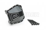 Axial 1/6 SCX6 Jeep 7075 Aluminum Front/Rear Gearbox Cover (Black)