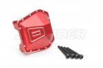 Axial 1/6 SCX6 Jeep 7075 Aluminum Front/Rear Gearbox Cover (Red)
