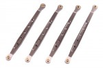 Axial Racing Wraith Aluminum Chassis Linkage (Gunmetal)
