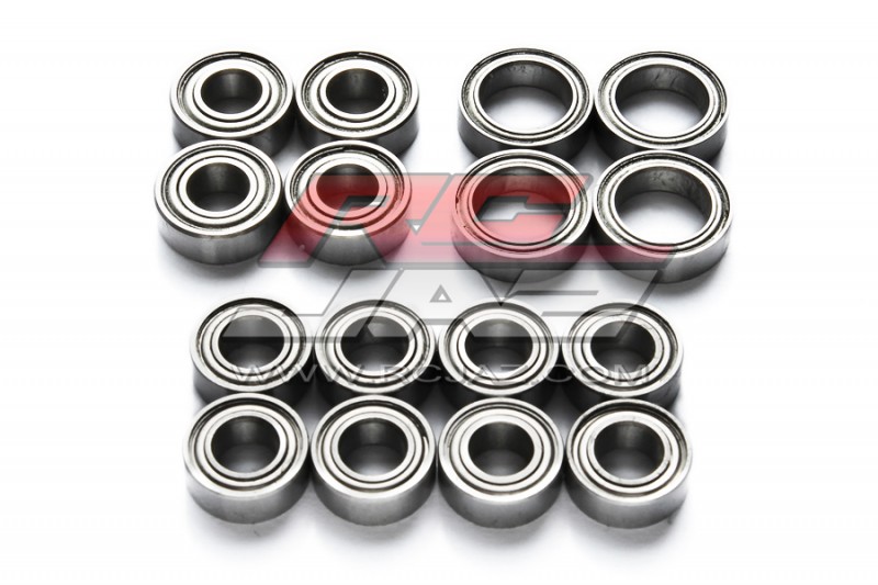 TAMIYA TT-02 CHASSIS Metal Shielded RC Ball Bearing Set - Jazrider [JR-CBR-TM-059]