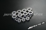 TAMIYA TA04 TA04S CHASSIS Metal Shielded RC Ball Bearing Set - Jazrider [JR-CBR-TM-008]