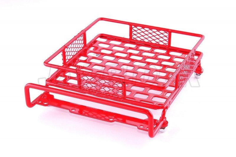 Medium Metal Luggage Tray - Red