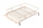 Large Metal Luggage Tray - White