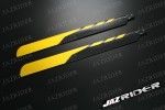 Align T-rex TRex 500 parts 430mm Glass Fiber Main Blade (Yellow with Black) - Jazrider Brand [JR-HAG-TX500-059]