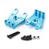 Tamiya CC-02 Chassis Aluminum Front/Rear Shock Tower (Blue)