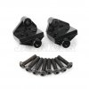 Tamiya CC-02 Chassis Aluminum Chassis Pivot Link Mount (Black)