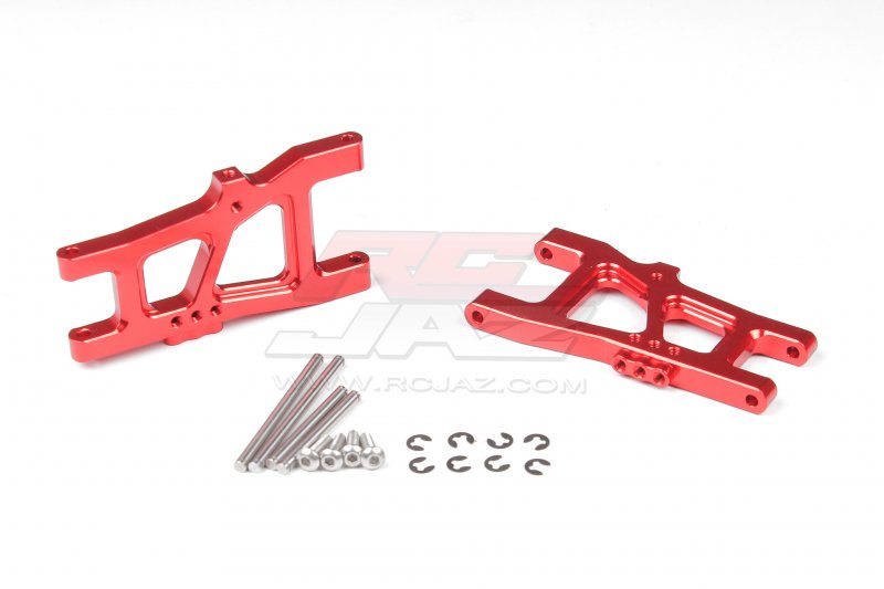 Tamiya DF01 Top Force/ Manta Ray Aluminum Rear Suspension Arms (Red)