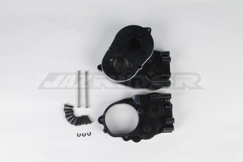 Tamiya DT02/ DT03/ DT04/ Hornet EVO. Aluminum Gear Box (Black)