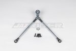 Jazrider Tamiya DT-03 Chassis Aluminum Hi-torque Servo Saver 25T w/Aluminum Tie Rod Set (Gun Metal)