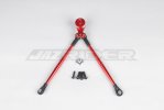 Jazrider Tamiya DT-03 Chassis Aluminum Hi-torque Servo Saver 25T w/Aluminum Tie Rod Set (Red)