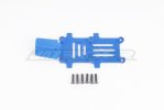 Tamiya Hornet EVO. (58742) Aluminum Rear Underguard (Blue)