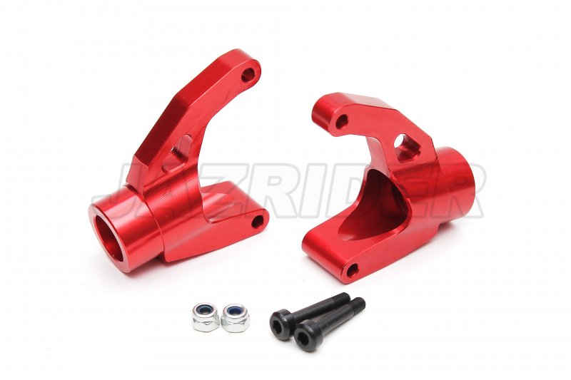 Tamiya Thunder shot/ Thunder Dragon/ Fire Dragon/ Terra Scorcher Aluminum Rear Hub (Red)