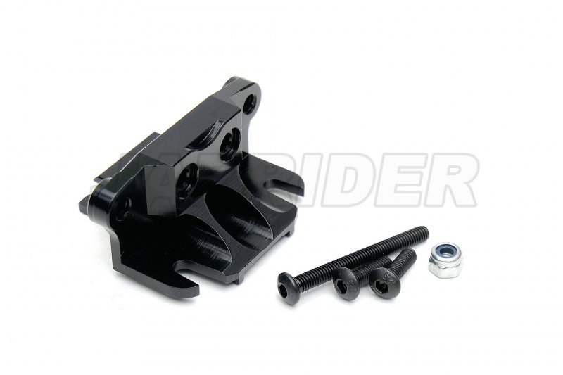 Tamiya Thunder shot/ Thunder Dragon/ Fire Dragon/ Terra Scorcher Aluminum Front Suspension Arm Mount/Gearbox Support (A5 Parts) (Black)