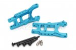 Tamiya Thunder shot/ Thunder Dragon/ Fire Dragon/ Terra Scorcher Aluminum Front/Rear Lower Suspension Arms (2pcs,Blue)