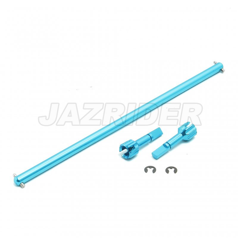 Tamiya TA01/DF01 Aluminum Main Drive Shaft w/Joint (Light Blue) Set