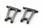 Tamiya TT01 / TT01E Aluminum Rear Upper Suspension Arms (Black)