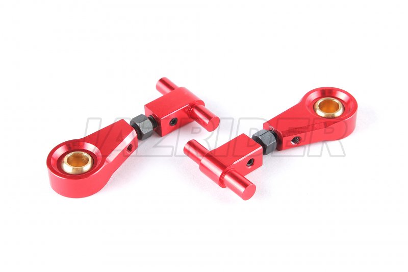 Tamiya TT-02 Aluminum Front Upper Adjustable Suspension Arm (Red)