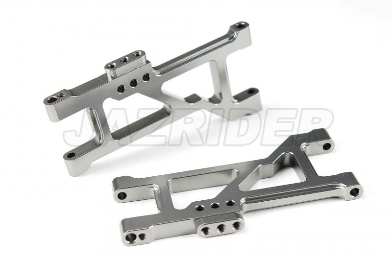 Tamiya TT-02B Aluminum Rear Suspension Arms Set (Gun Metal)