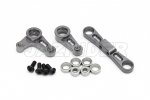 Tamiya XV-01 Aluminum Ball Bearing Steering Assembly Set (Gun Metal)