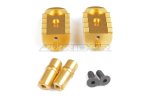 Team Losi Promoto-MX Motorcycle Aluminum Foot Pegs (Golden)