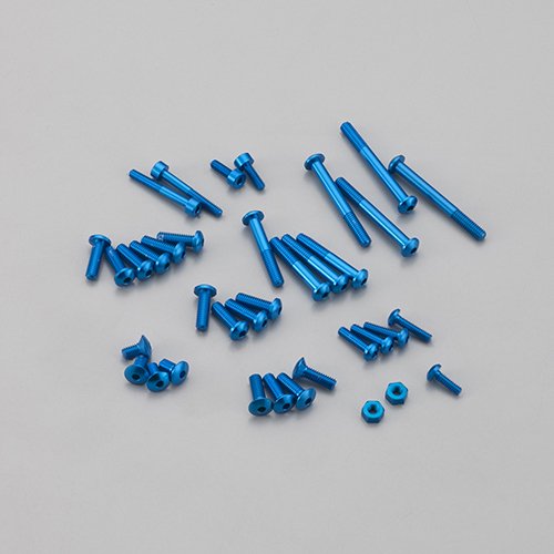 KO Propo 10533 - Alminum screw Set for EX-1 KIY BLUE