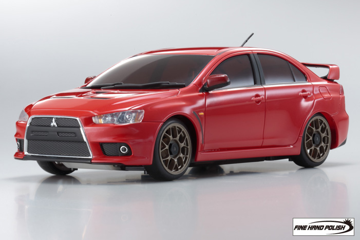 Kyosho 30569MR - 1/27 MINI-Z AWD MA-010 - MITSUBISHI LANCER EVOLUTION X - Metallic Red