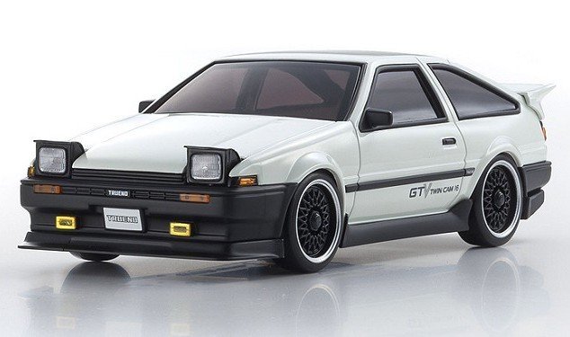 Kyosho 32172GTV - Toyota Sprinter Trueno GTV AE86 White MA-020VE AWD PRO+D EVO