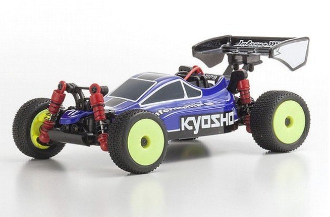 Kyosho 32081BB - MB-010S Inferno MP9 TKI3 Blue/Black RS Readyset RTR Mini-Z Buggy Sports