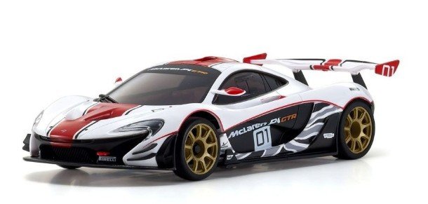 Kyosho MZP235WR - McLaren P1 GTR White/Red (ASC MR03RWD)