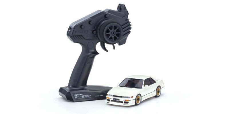 Kyosho 32622PW - MINI-Z AWD NISSAN SILVIA K\'s (S13) with Aero kit Pearl White