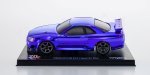 Kyosho MZP427CBL - Nissan Skyline GT-R V.Spec II Nur (R34) Chrome Blue Special Edition Mini-Z 20th Anniversary (ASC MA-020 AWD)