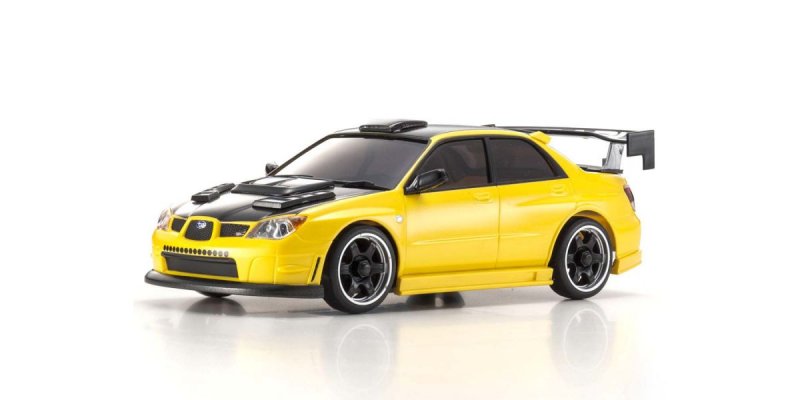 Kyosho MZP456MY - ASC MA-020S-N SUBARU IMPREZA WRX with Aero Kit and CFRP hood Metallic Yellow